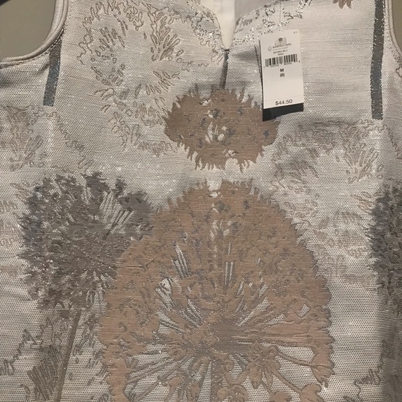 NWT - GapKids, silver brocade dress - Picture 2 of 3